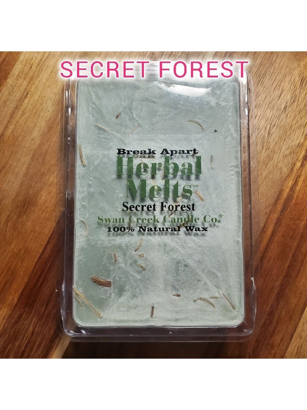 SECRET FOREST by SWAN CREEK CANDLE CO Herbal Melts Natural Wax 5.25 oz NWT